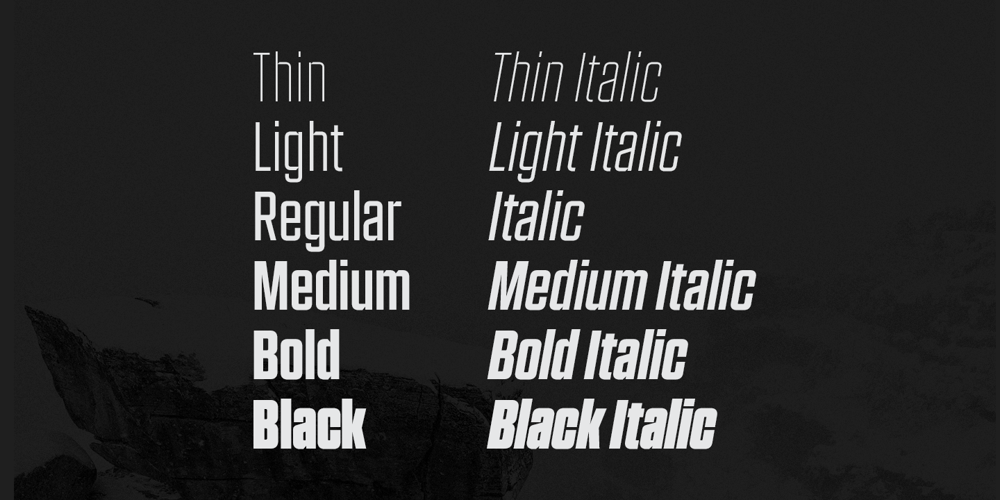 Пример шрифта Grand Black Italic